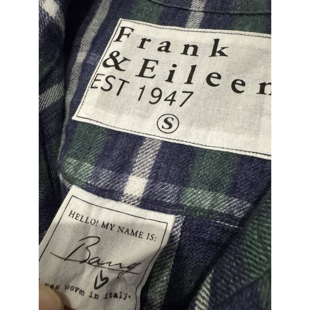 FRANK & EILEEN BARRY Button-Up Shirt size S 100% Linen *Flaw* - Picture 3 of 13